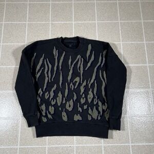 ALLSAINTS Women's XS Embroidered Scar Sweat Sweater